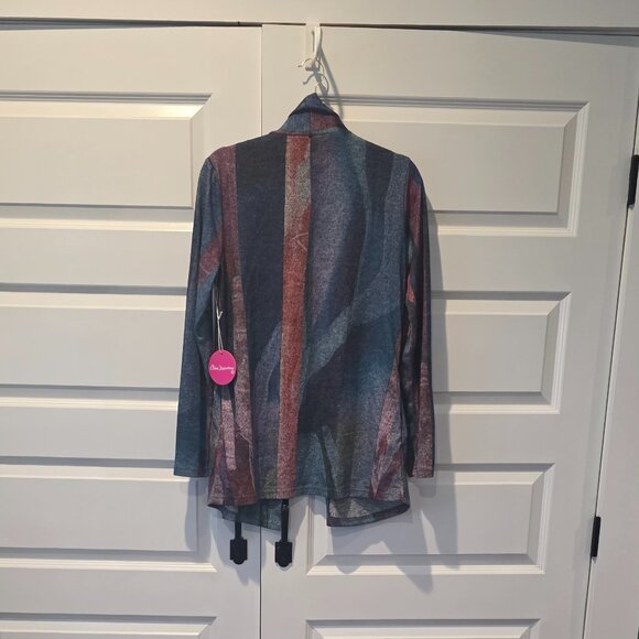 NWT: Claire Dejardins Open Front Art Deco Sweater Size M - Picture 2 of 3